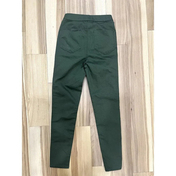 NOBO Super High Rise Pull On Twill Pants Olive Green Small - Picture 3 of 3